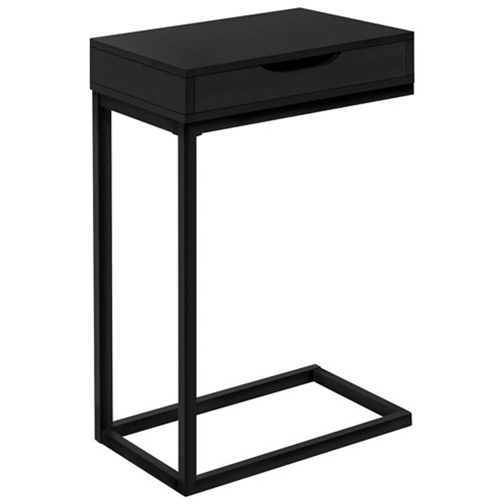 Monarch C-Shape Contemporary Rectangular Accent Table