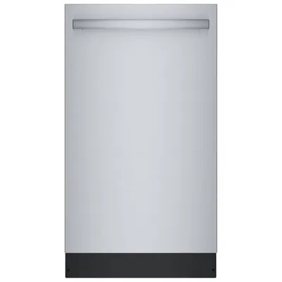 Bosch 18" 44dB Built-In Dishwasher with Stainless Steel Tub & Third Rack (SPX68B55UC) - Stainless