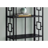 Monarch 62" 4-Shelf Metal Etagere Bookcase