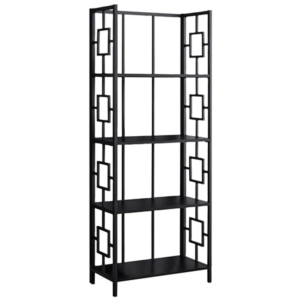 Monarch 62" 4-Shelf Metal Etagere Bookcase
