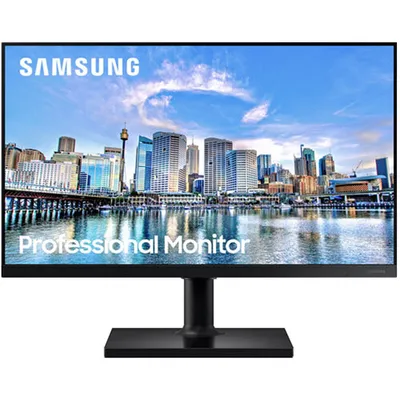 Samsung FT45 24" FHD 75Hz 5ms GTG IPS LED Monitor (LF24T454FQNXGO) - Black