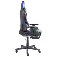 Naz Ultimate Series Ergonomic High-Back Faux Leather Gaming Chair - Black