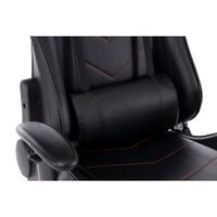 Naz Pro Series Ergonomic High-Back Faux Leather Gaming Chair - Black