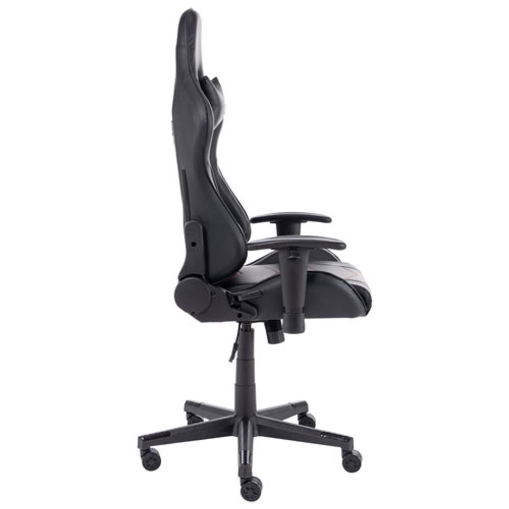 Naz Pro Series Ergonomic High-Back Faux Leather Gaming Chair - Black