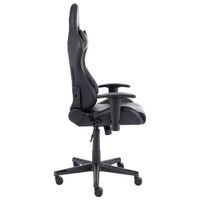 Naz Pro Series Ergonomic High-Back Faux Leather Gaming Chair - Black