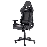 Fauteuil de jeu ergonomique à dossier haut en similicuir série Pro de Naz - Noir