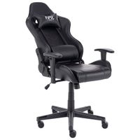 Naz Pro Series Ergonomic High-Back Faux Leather Gaming Chair - Black