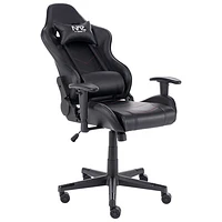 Fauteuil de jeu ergonomique à dossier haut en similicuir série Pro de Naz - Noir