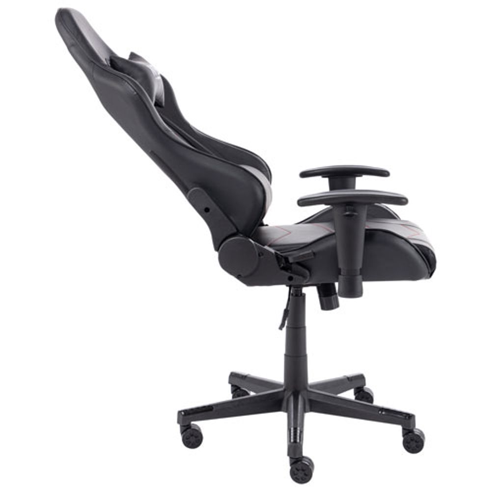 Naz Pro Series Ergonomic High-Back Faux Leather Gaming Chair - Black