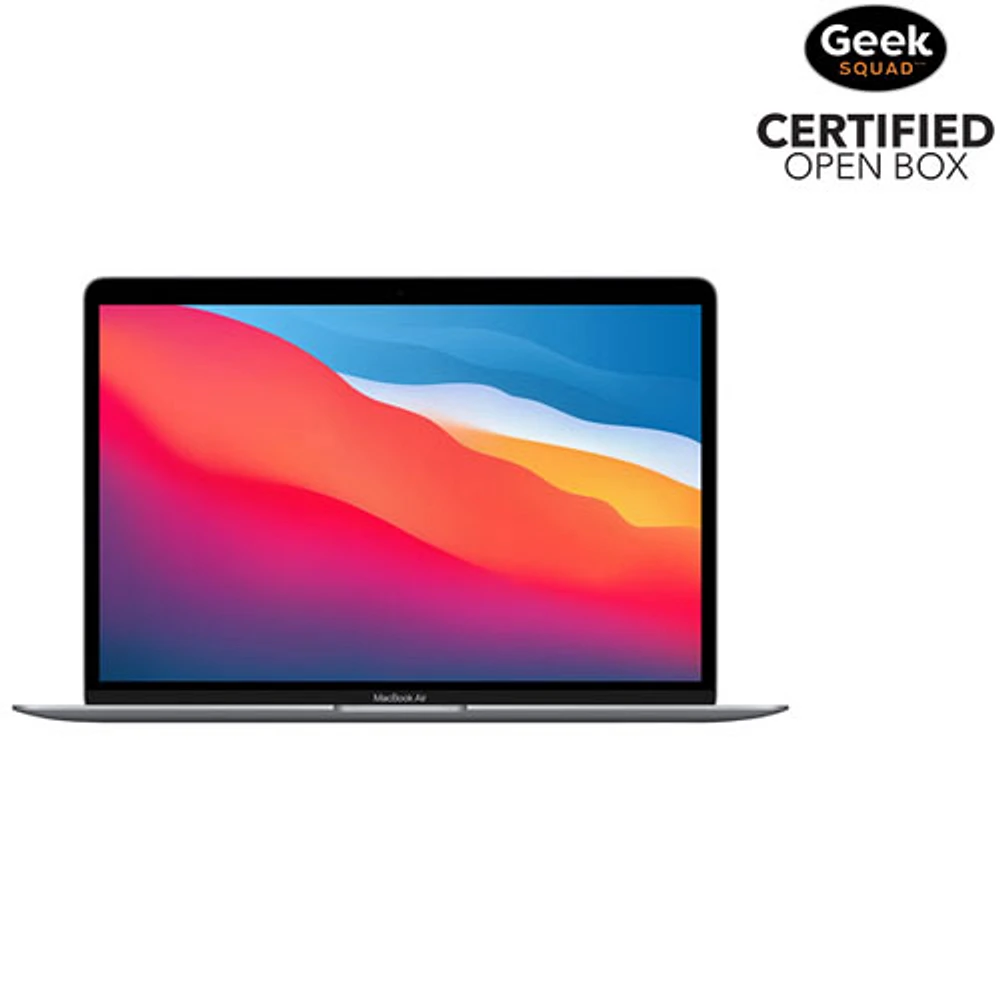 Open Box - Apple MacBook Air 13.3" w/ Touch ID (2020) - Space Grey (Apple M1 Chip/256GB SSD/8GB RAM) -En