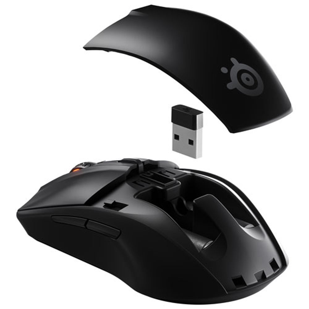 SteelSeries Rival 3 18000 DPI Bluetooth Optical Gaming Mouse - Black