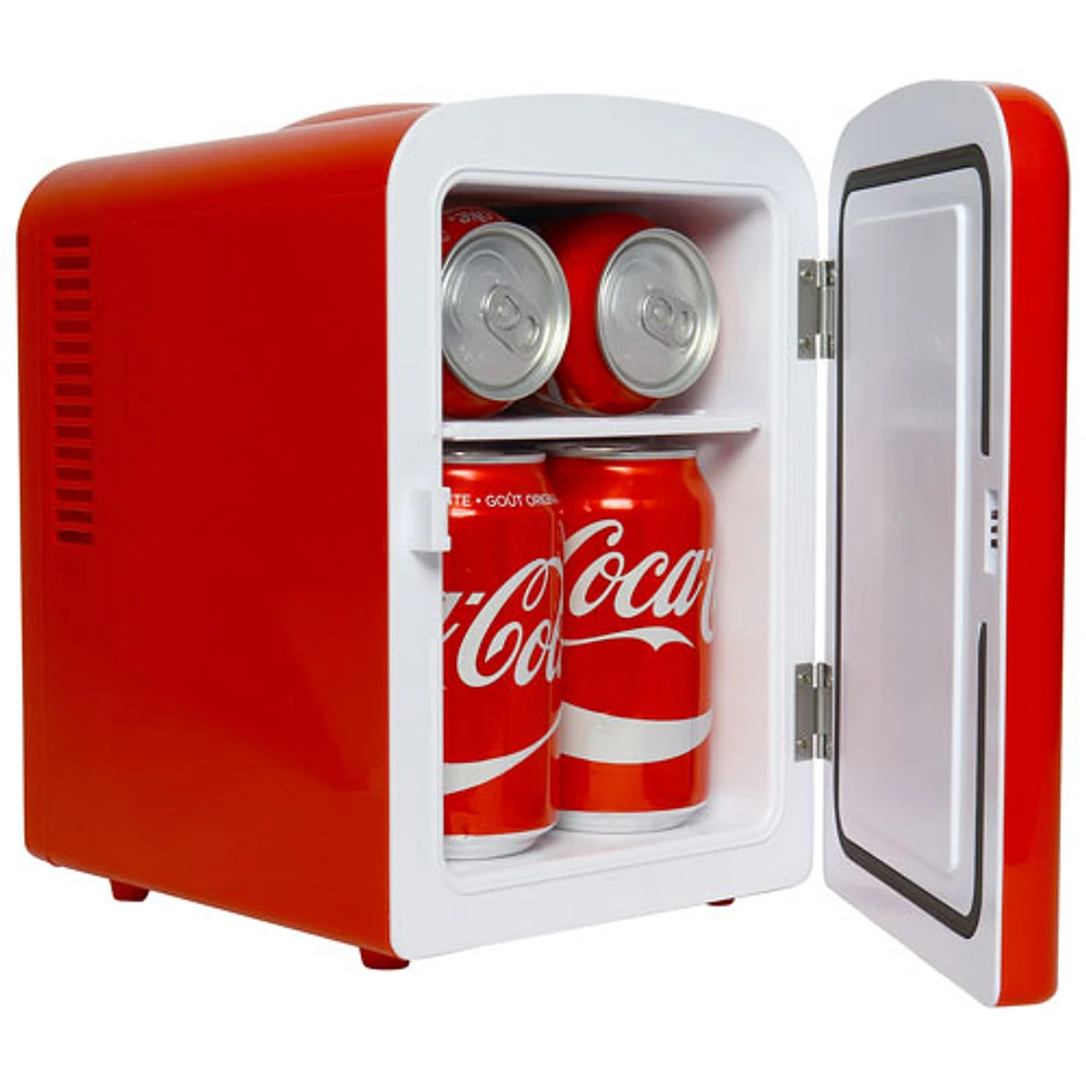 Réfrigérateur de bar autonome 0,14 pi3 Coca-Cola (KWC-4C)