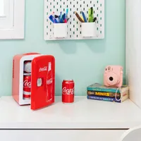 Réfrigérateur de bar autonome 0,14 pi3 Coca-Cola (KWC-4C)