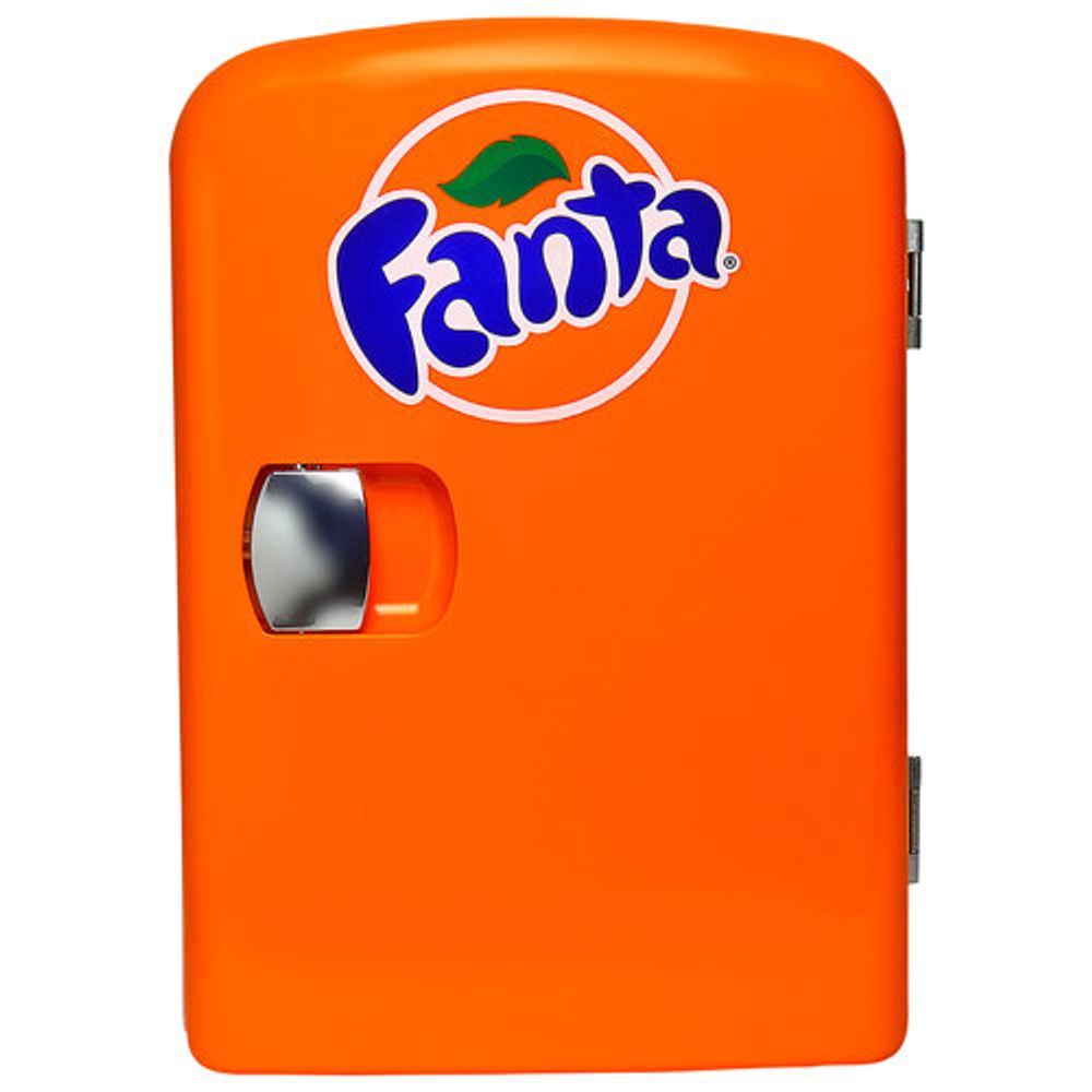 Coca-Cola Fanta 0.14 Cu. Ft. Freestanding Bar Fridge (FA04) - Orange