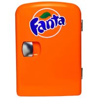 Coca-Cola Fanta 0.14 Cu. Ft. Freestanding Bar Fridge (FA04) - Orange