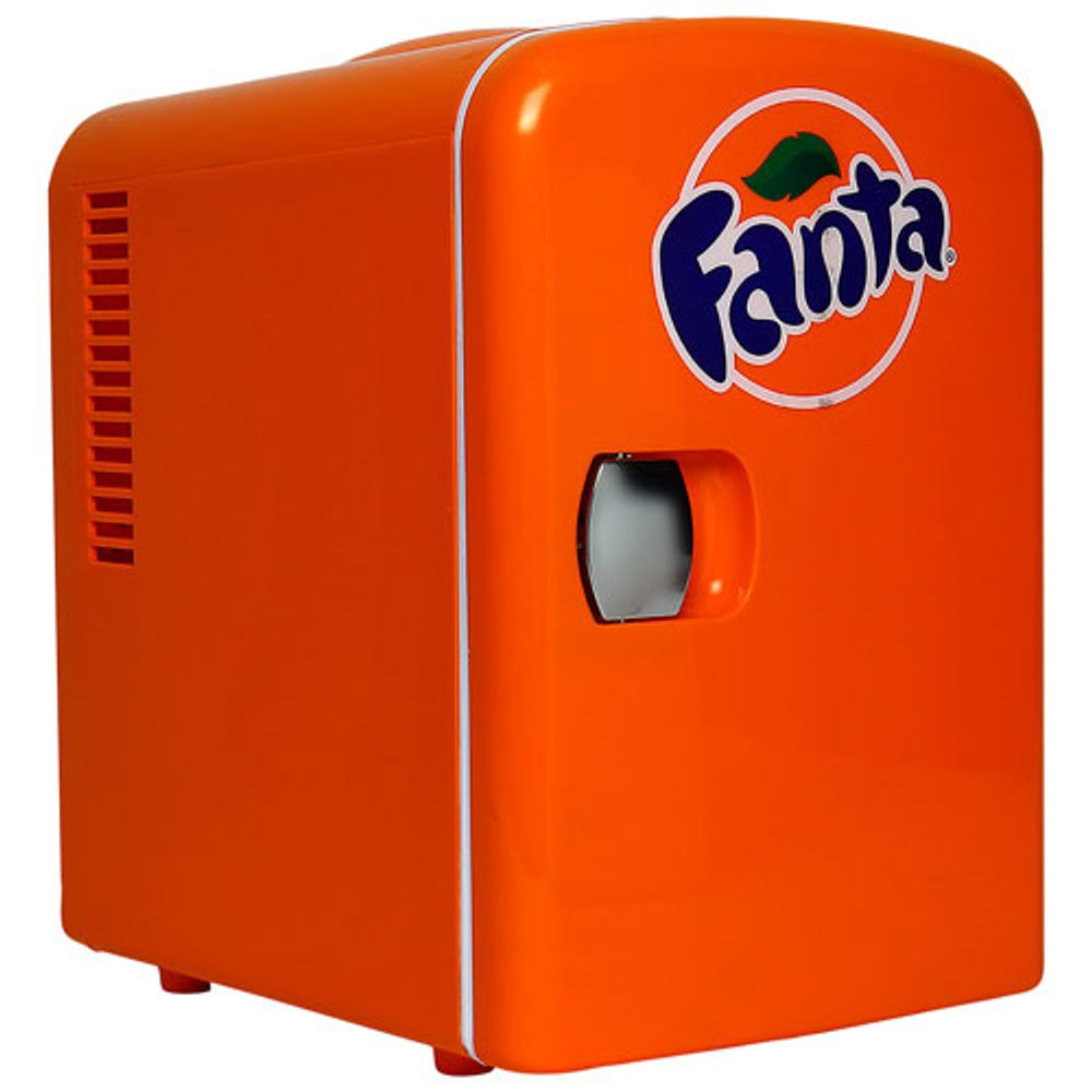 Coca-Cola Fanta 0.14 Cu. Ft. Freestanding Bar Fridge (FA04) - Orange