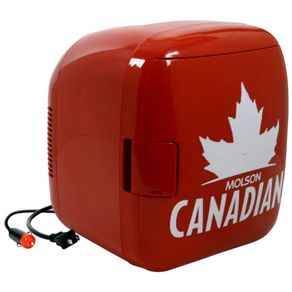 Molson Canadian 0.28 Cu. Ft. Freestanding Bar Fridge (MC09) - Red