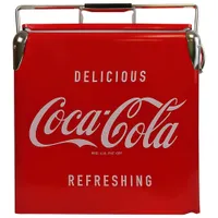 Coca-Cola 0.47 Cu. Ft. Ice Chest Cooler (CCVIC-13) - Red