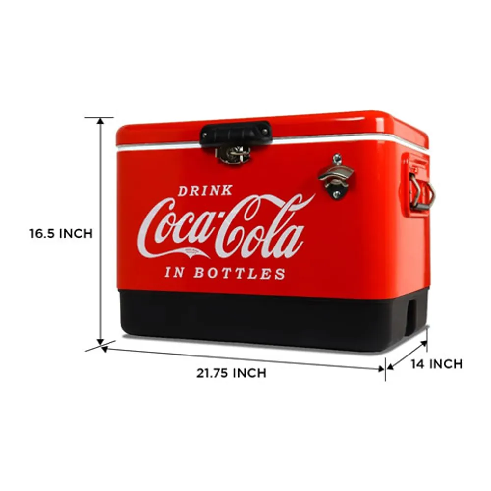 Coca-Cola 1.8 Cu. Ft. Freestanding Bar Fridge (CCIC-54R) - Red