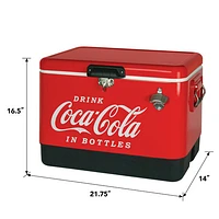 Coca-Cola 1.8 Cu. Ft. Freestanding Bar Fridge (CCIC-54R) - Red