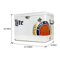 Miller Lite 1.8 Cu. Ft. Freestanding Bar Fridge (MLIC-54) - Stainless Steel