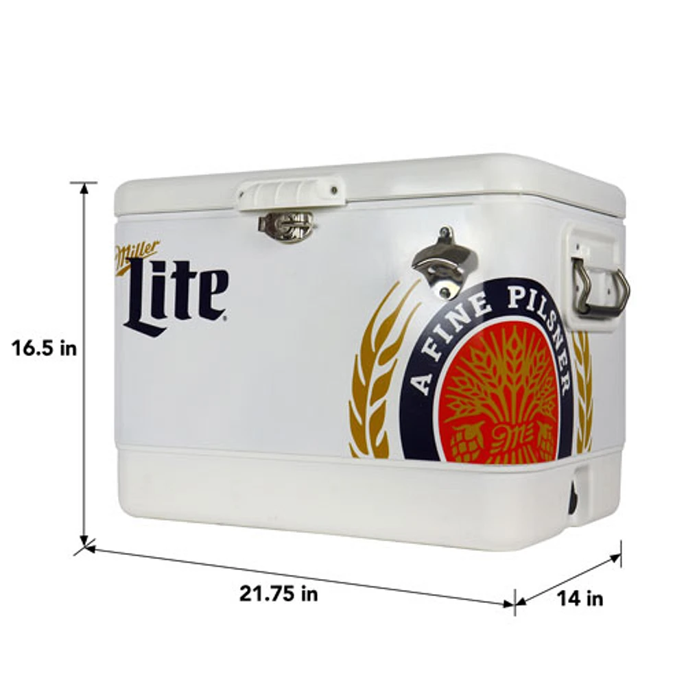 Miller Lite 1.8 Cu. Ft. Freestanding Bar Fridge (MLIC-54) - Stainless Steel