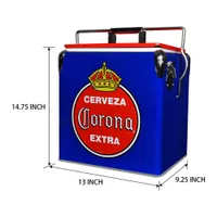 Corona 0.47 Cu. Ft. Ice Chest Cooler (CORVIC-13) - Blue