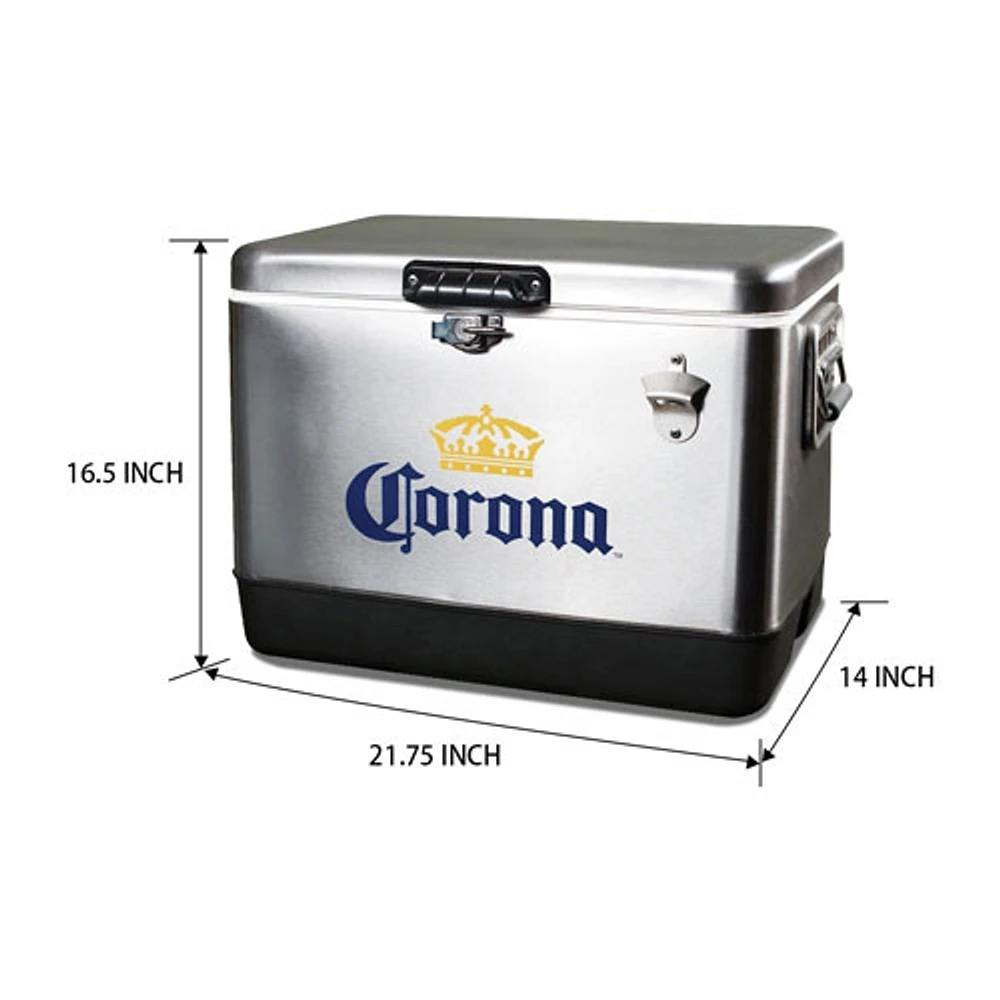 Corona 1.8 Cu. Ft. Freestanding Bar Fridge (CORIC-54) - Stainless Steel