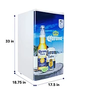 Corona 3.18 Cu. Ft. Freestanding Bar Fridge (COR-90) - White