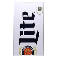 Miller Lite 3.18 Cu. Ft. Freestanding Bar Fridge (ML-90) - White