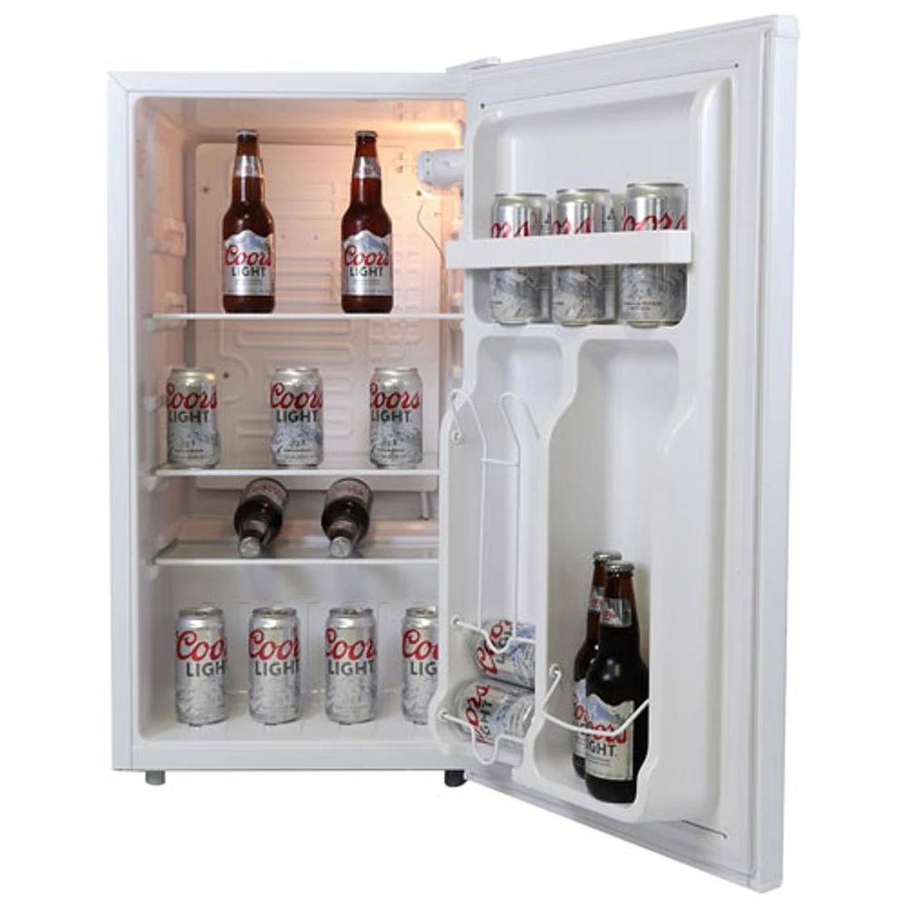 Coors Light 3.18 Cu. Ft. Freestanding Bar Fridge (CL90) - White