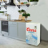 Coors Light 3.18 Cu. Ft. Freestanding Bar Fridge (CL90) - White