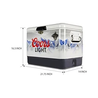 Coors Light 1.8 Cu. Ft. Freestanding Bar Fridge (CLIC-54) - Stainless Steel