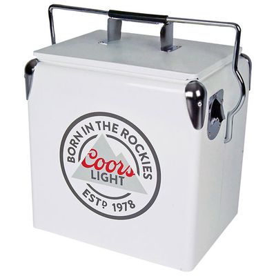 Coors Light 0.47 Cu. Ft. Ice Chest Cooler (CLVIC-13) - Grey