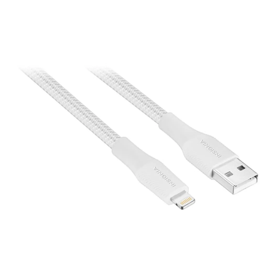 Insignia 3m (10 ft.) Braided Lightning to USB-A Cable