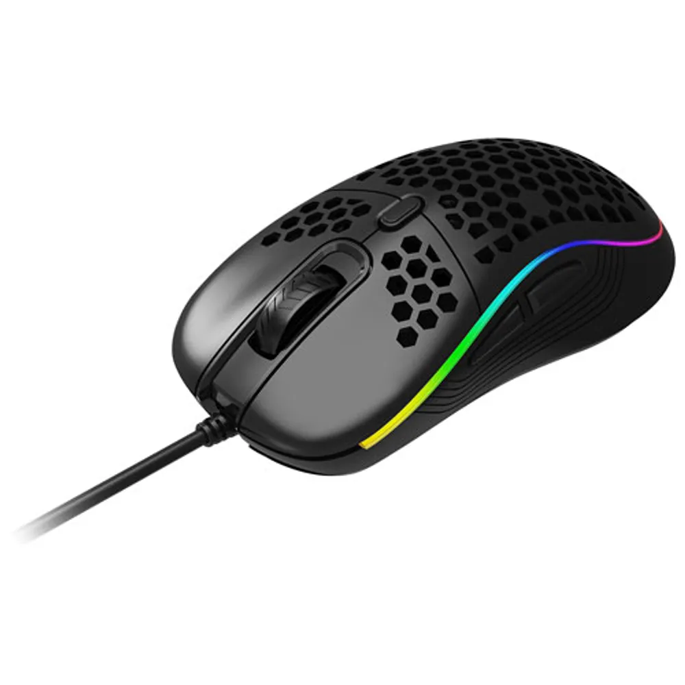 Lexma G97 Lightweight 4200 DPI Gaming Mouse - Black