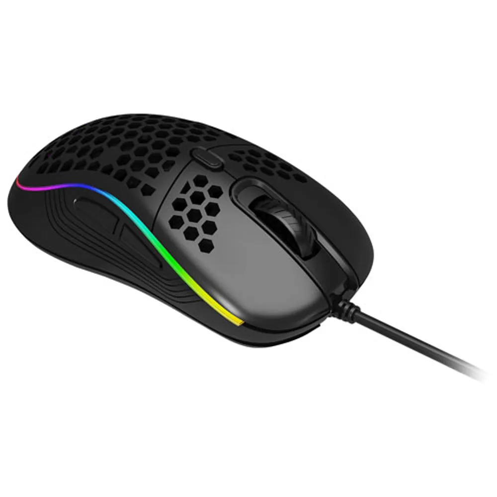 Lexma G97 Lightweight 4200 DPI Gaming Mouse - Black