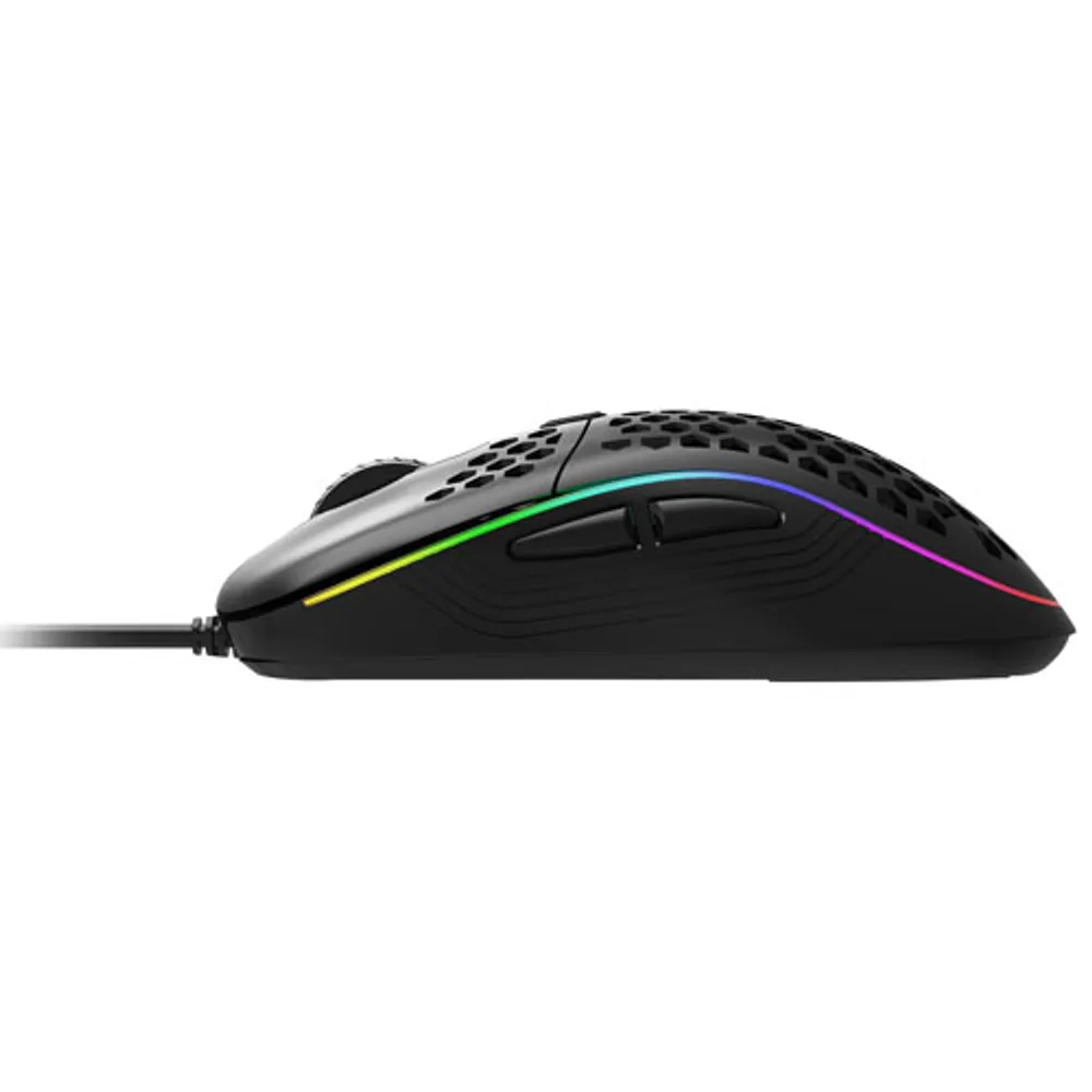 Lexma G97 Lightweight 4200 DPI Gaming Mouse - Black