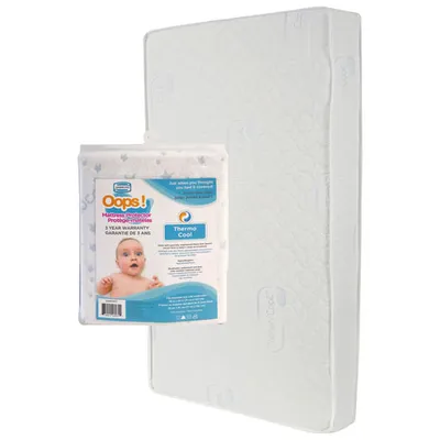 Simmons Thermo Care Extra Firm Mattress w/ ThermoCool Cover & Mattress Protector - Only at Best Buy