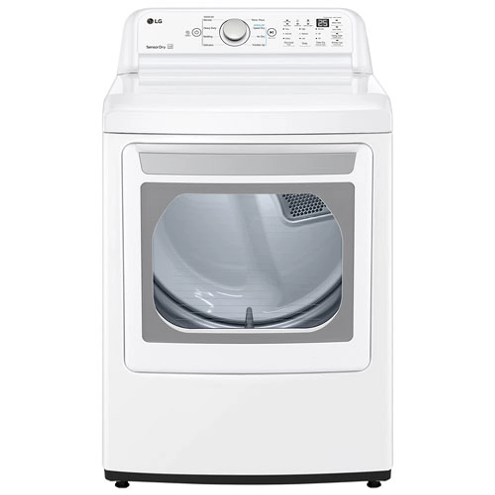 LG 7.4 Cu. Ft. Electric Dryer (DLE7150W) - White