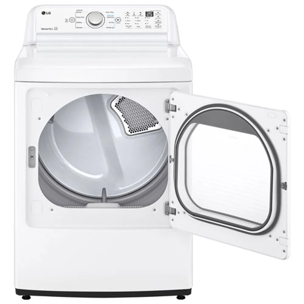 LG 7.4 Cu. Ft. Electric Dryer (DLE7150W) - White