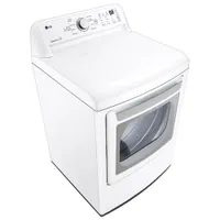 LG 7.4 Cu. Ft. Electric Dryer (DLE7150W) - White