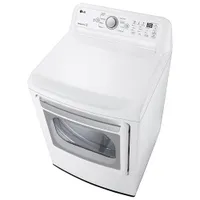 LG 7.4 Cu. Ft. Electric Dryer (DLE7150W) - White