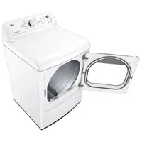 LG 7.4 Cu. Ft. Electric Dryer (DLE7150W) - White