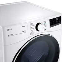 LG 7.4 Cu. Ft. Gas Dryer (DLG3601W) - White