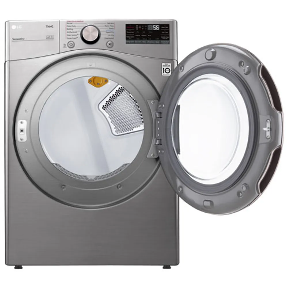 LG 7.4 Cu. Ft. Electric Steam Dryer (DLEX3850V) - Graphite Steel