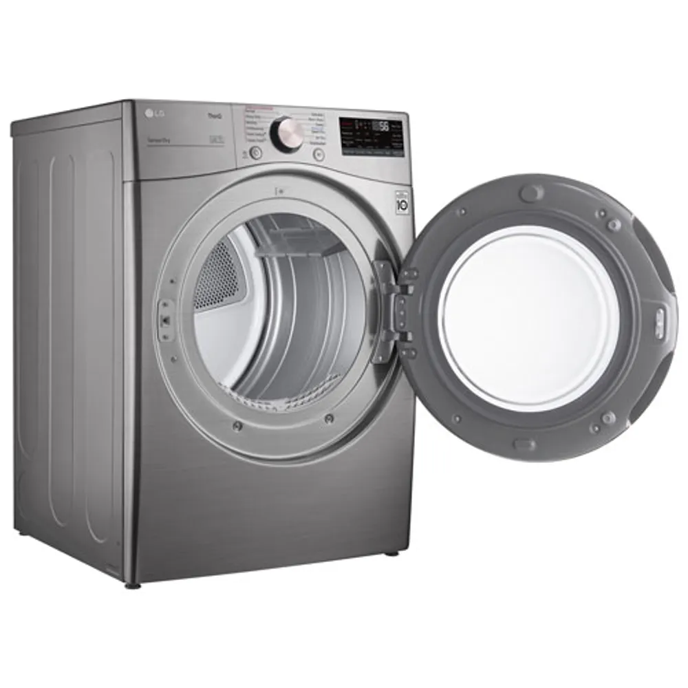 LG 7.4 Cu. Ft. Electric Steam Dryer (DLEX3850V) - Graphite Steel