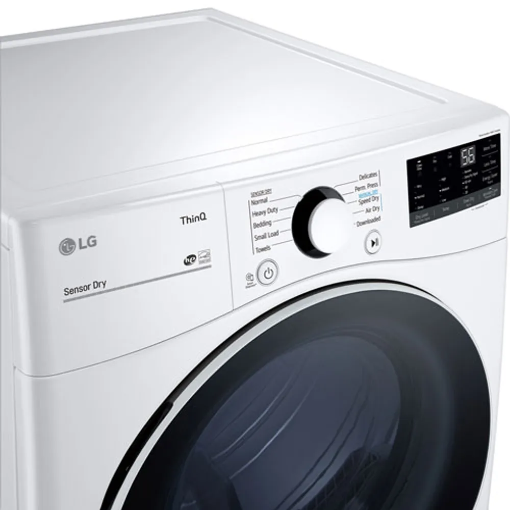 LG 7.4 Cu. Ft. Electric Dryer (DLE3600W) - White