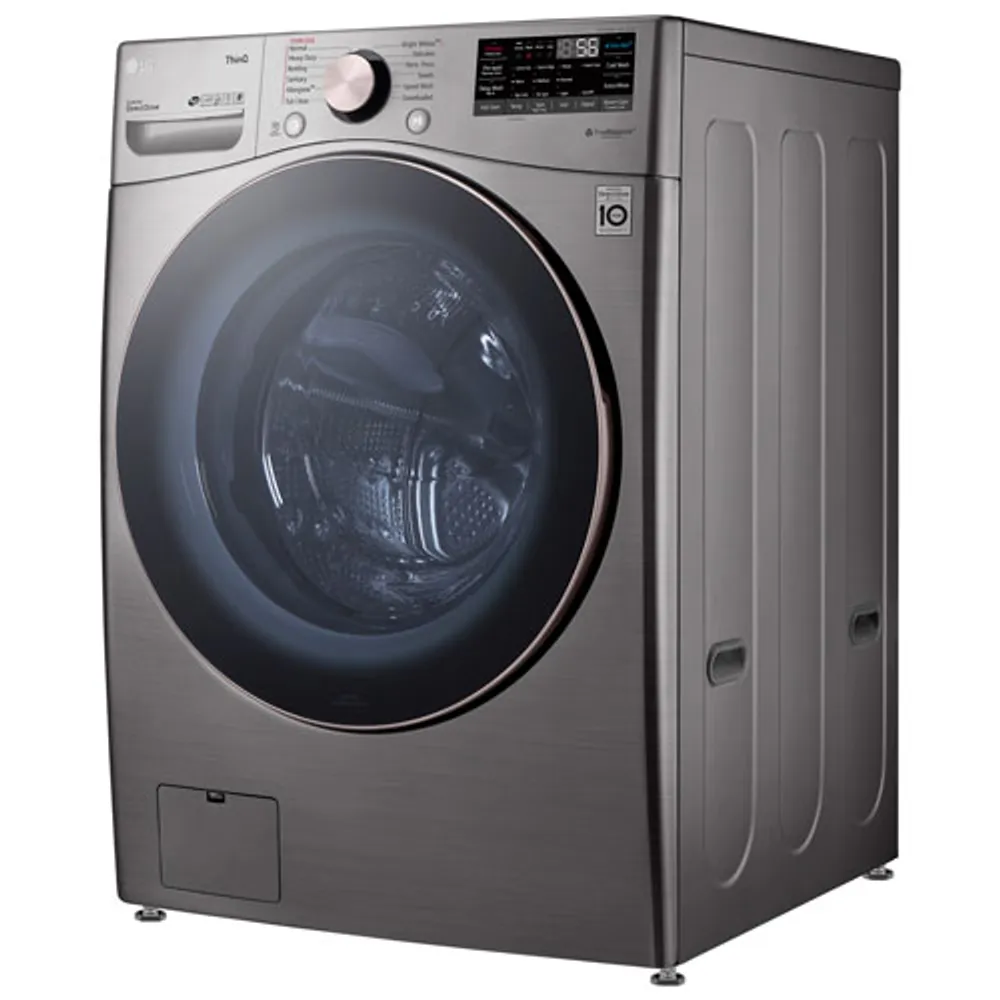 LG 5.2 Cu. Ft. Front Load Steam Washer (WM3850HVA) - Graphite Steel