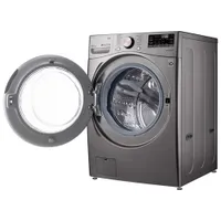 LG 5.2 Cu. Ft. Front Load Steam Washer (WM3850HVA) - Graphite Steel